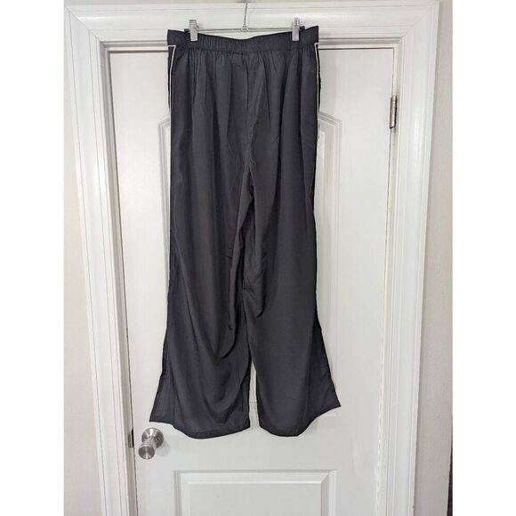 Jason Wu Striped Wide Leg Straight Pants women's size Large black white elevated - Picture 5 of 7